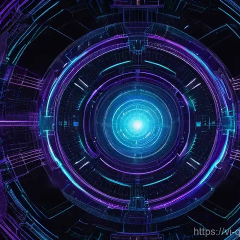 양자 기술의 혁신 사례 분석 - **Prompt:** A conceptual, high-tech illustration capturing the "micro-world" of quantum physics. The...