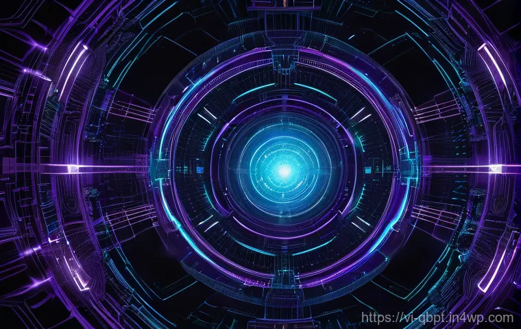 양자 기술의 혁신 사례 분석 - **Prompt:** A conceptual, high-tech illustration capturing the "micro-world" of quantum physics. The...